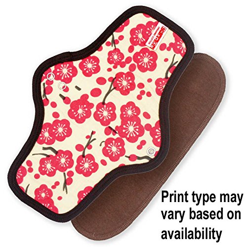 SckoonCup BEGINNER CHOICE - EXTRA PROTECTION - LEAK PROOF Organic Cotton reusable menstrual Pad - Made in the USA Menstrual Cup Meditation Set Size 1 Small