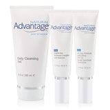 3 Piece Complete Kit – Daily Cleansing Gel – All Day Moisture – Nighttime Renewal Complex – 90 Day Supply – Natural Advantage by Jane Seymour