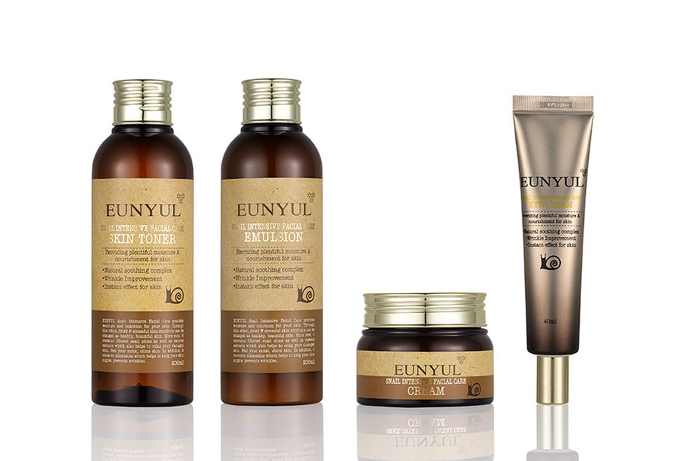 [EUNYUL] Snail Intensive Facial Special Skin Care 4set / moisture & Anti-wrinkle / Korean Cosmetics