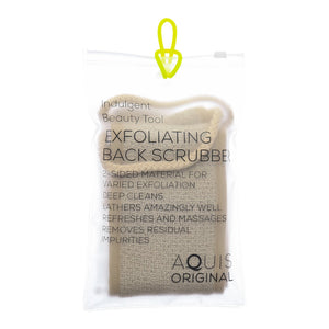 Aquis - Exfoliating Back Scrubber, Deep Clean & Invigorate Your Skin (4 x 30.75 Inches)