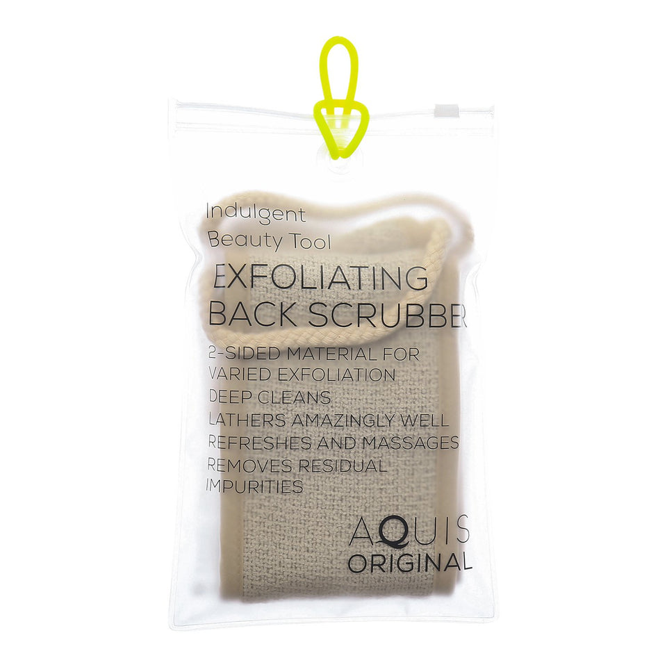 Aquis - Exfoliating Back Scrubber, Deep Clean & Invigorate Your Skin (4 x 30.75 Inches)