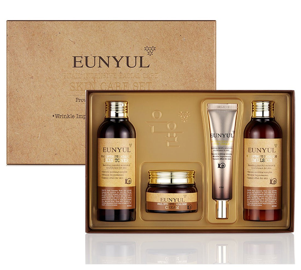 [EUNYUL] Snail Intensive Facial Special Skin Care 4set / moisture & Anti-wrinkle / Korean Cosmetics