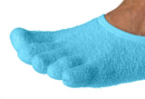 NatraCure 5-Toe Gel Moisturizing Socks (Helps Dry Feet, Cracked Heels, Calluses, Cuticles, Rough Skin, and Enhances your Favorite Lotions and Creams) - 110-M CAT - Size: Medium
