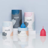 Saalt Menstrual Cup 2-Pack - Premium Design - Most Comfortable Period Cup - #1 Active Cup - Wear for 12 Hours - Soft, Flexible, Reusable Medical-Grade Silicone - Made in USA